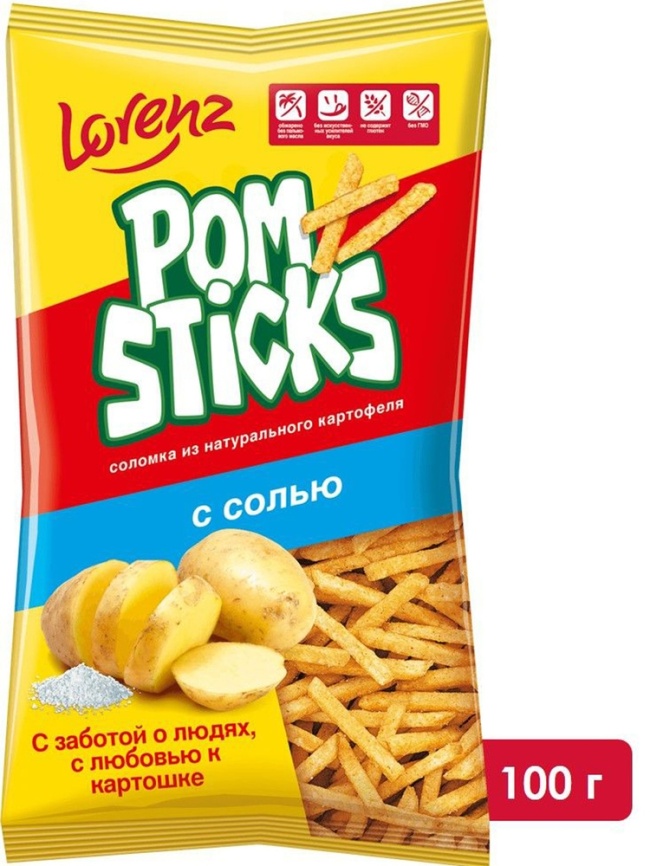 Картофельная соломка с солью 100гр фото 1
