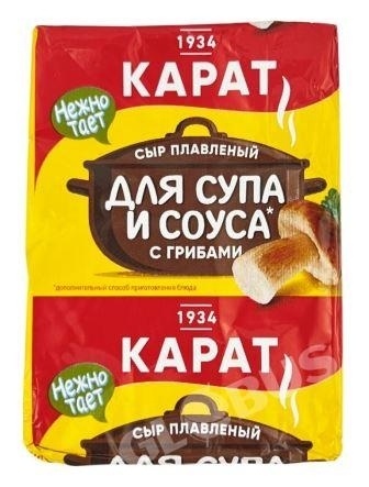 Сыр плав С грибами д/супа 45% 90г фольга фото 2