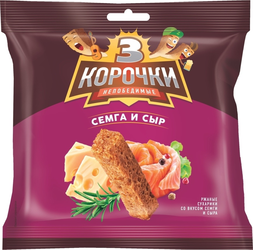 Сухарики Сыр/семга 100г фото 2