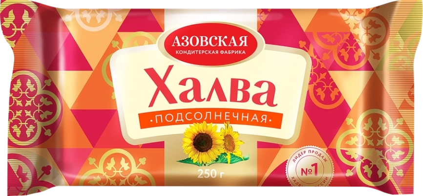 Халва подсолнечная 250г Азов фото 1