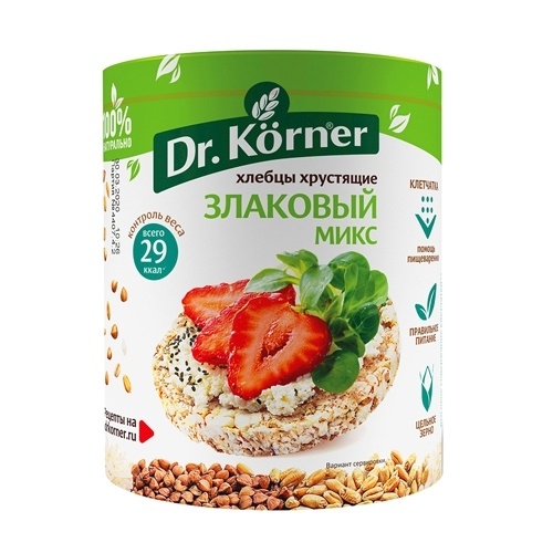 Хлебцы хрустящие злаковый микс 90г фото 2