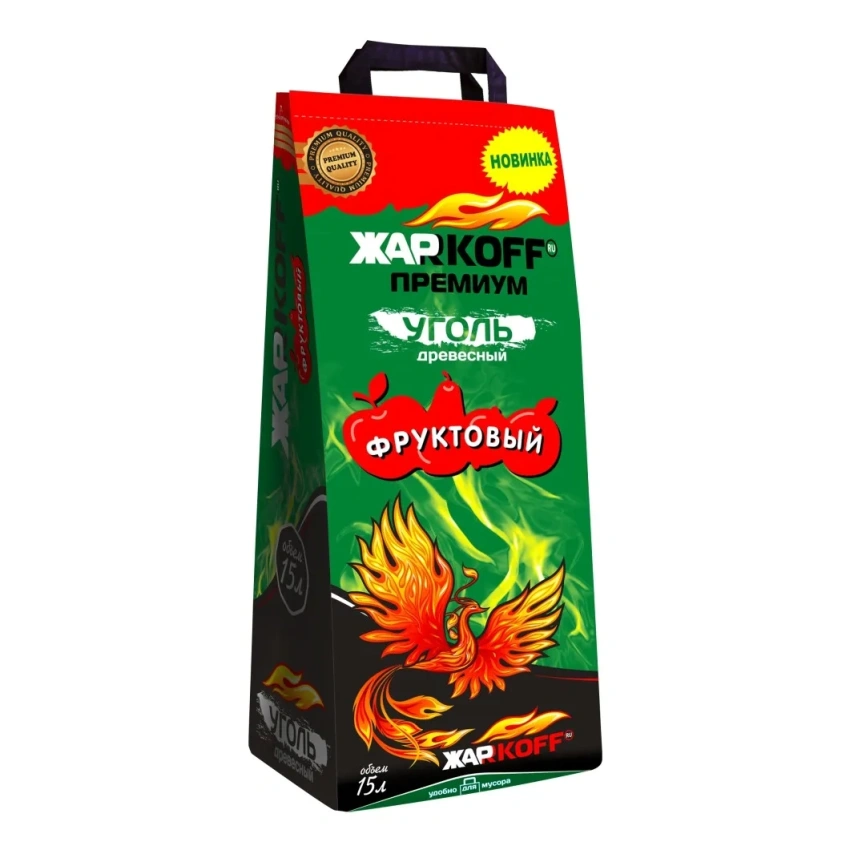Уголь 15 литров Фруктовый Jarrkoff фото 1