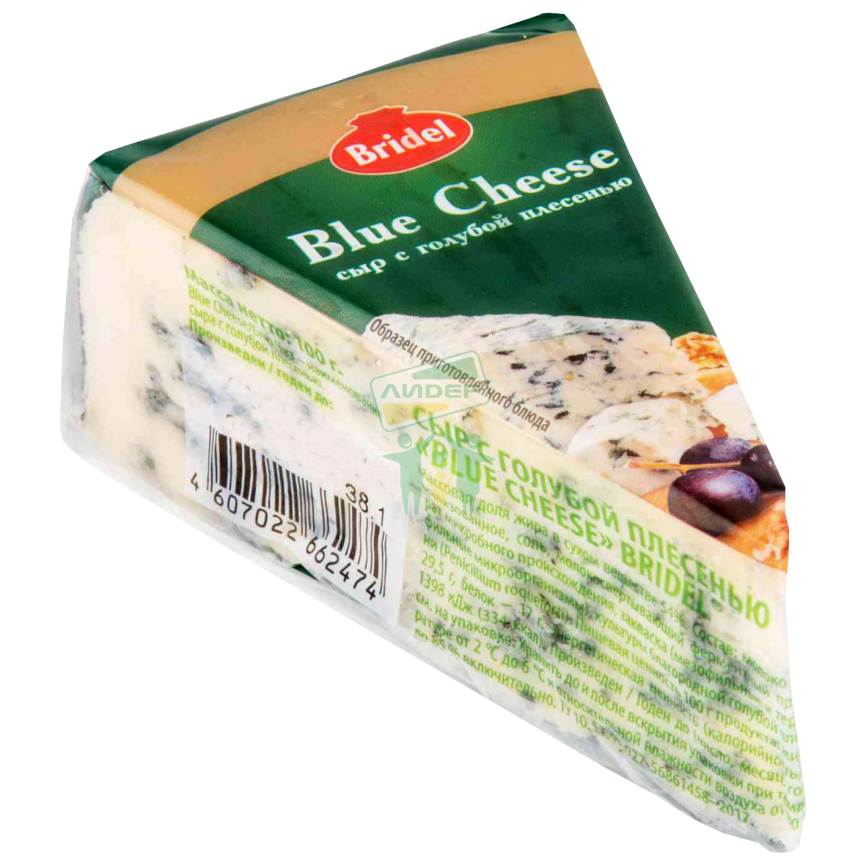 Сыр BRIDEL с голубой плесенью  51% 100г фото 1