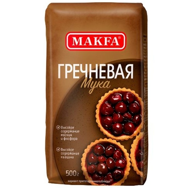 Мука гречневая 500гр фото 1