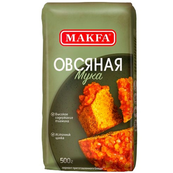 Мука овсяная 500гр фото 1