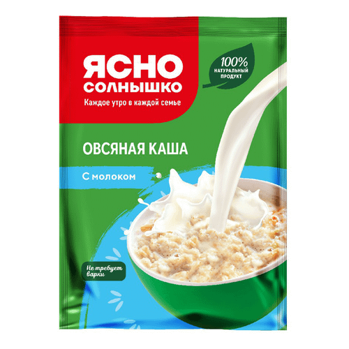 Каша Овсяная с молоком 45 г фото 2