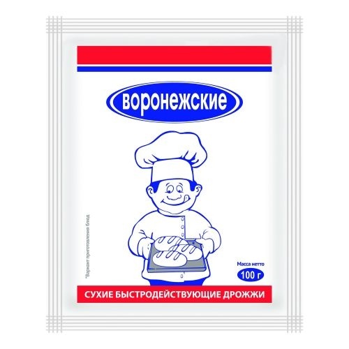 Дрожжи сухие 100г фото 1