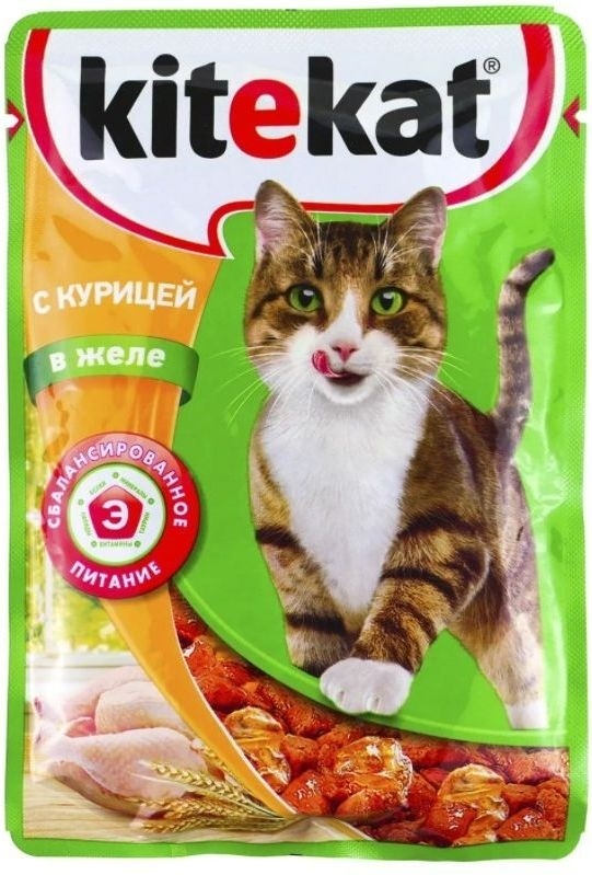 Корм д/котов желе Курица 85г пауч фото 1