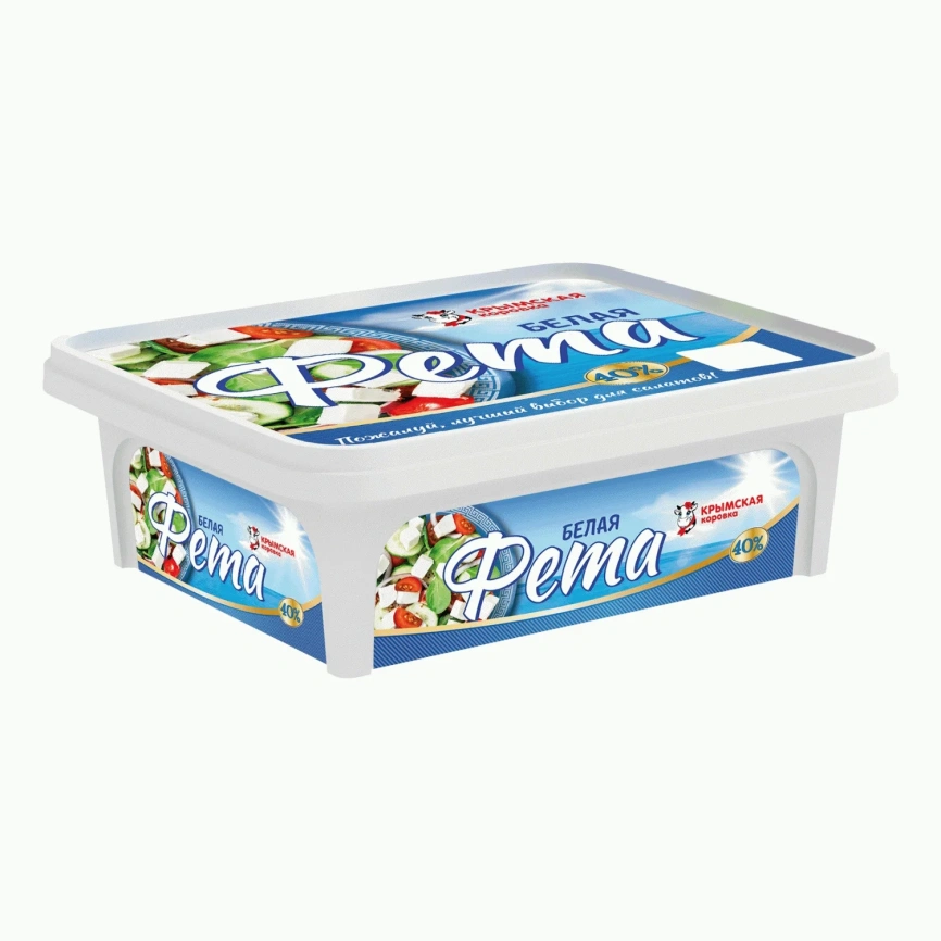 Сыр мягкий Белая Фета 40% 250г ван фото 1