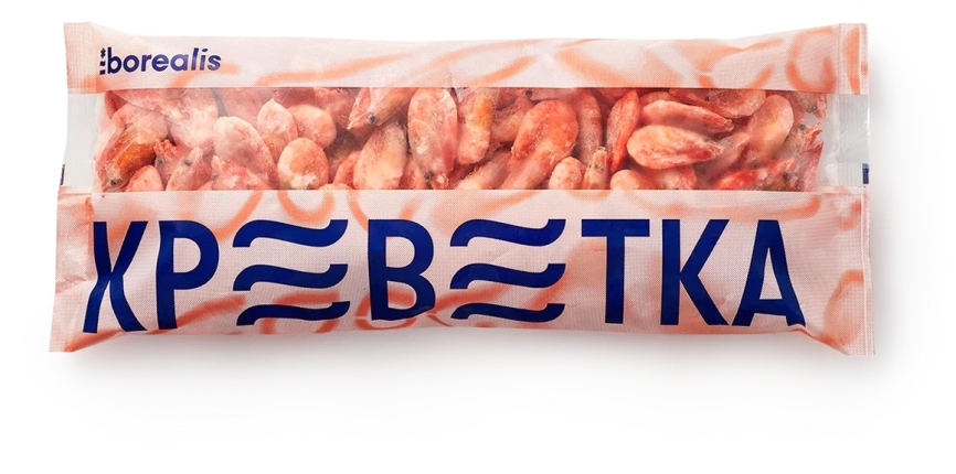 Креветка северная 120/150 в/м 750г пакет фото 1