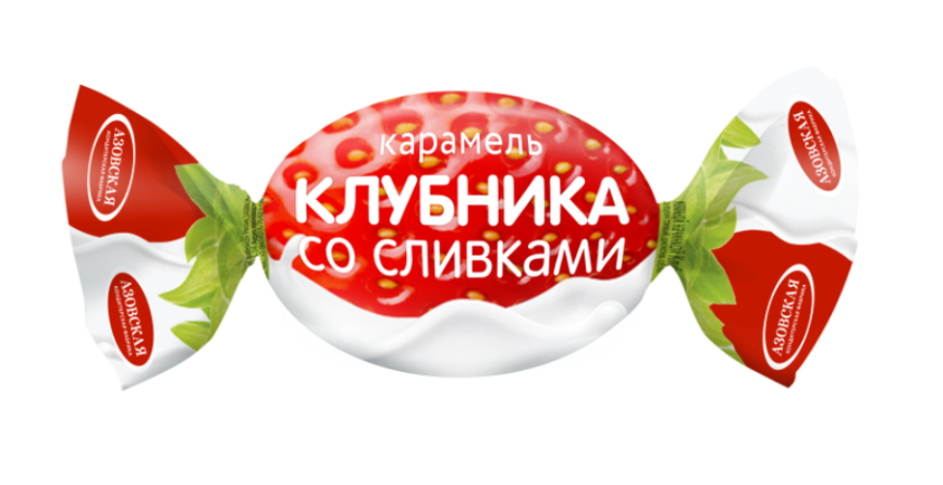 Карамель Клубника со сливками вес фото 1