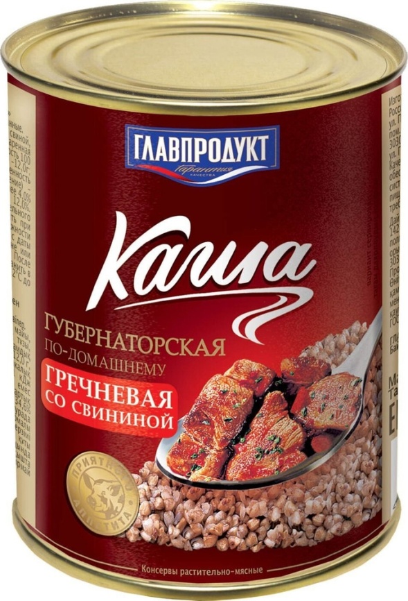 Каша Губернаторская по-дом.гречн.со свин ж/б340г фото 1