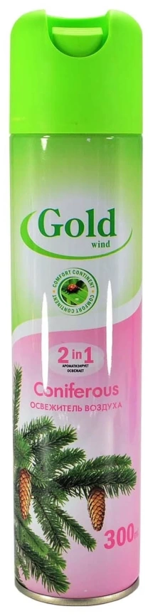 Освеж воздуха Coniferous 300мл Gold Wind фото 1