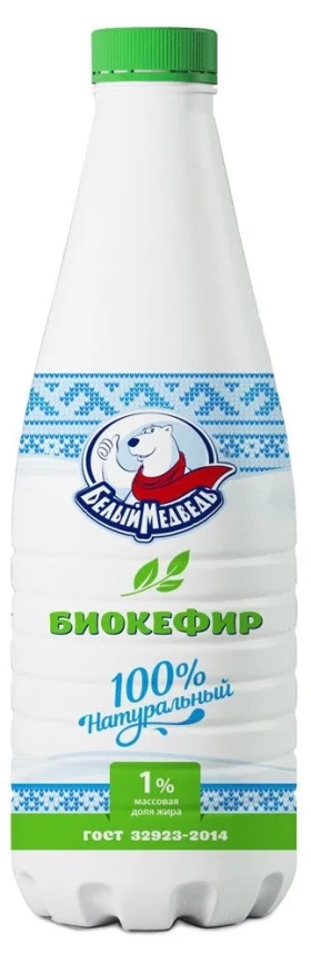 БиоКефир 1% 900г бут фото 1