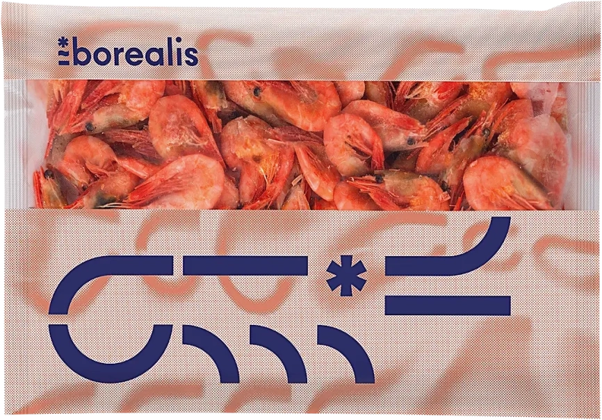 Креветка северная 200/250 в/м 400г пакет фото 1