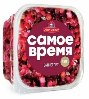 Салат Винегрет с кваш капустой 250г фото 1