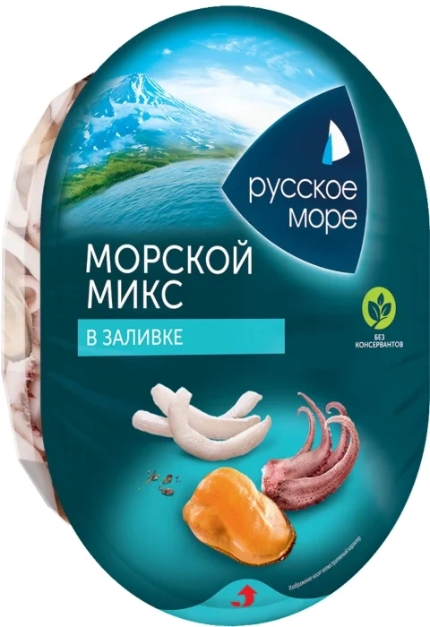 Салат из морепродуктов в соусе Сальса 150г фото 1
