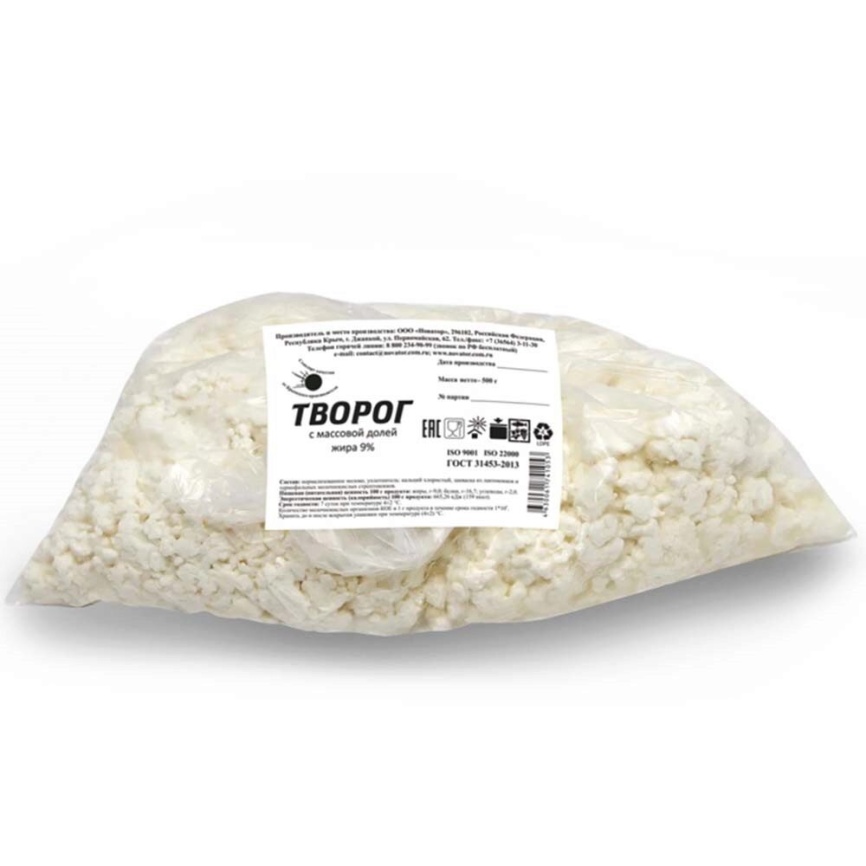 Творог 9% 0.5 кг(зерно) фото 1