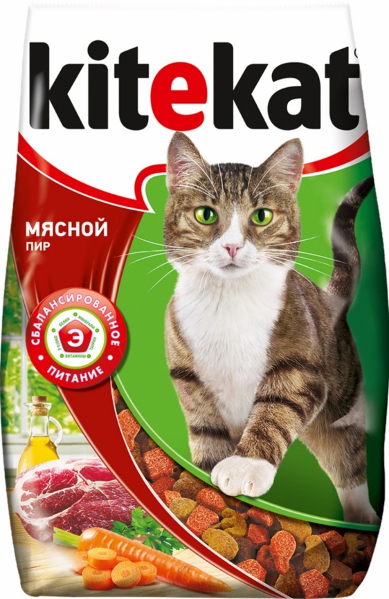 Мясной пир кг , корм д/котов Kitekat фото 1