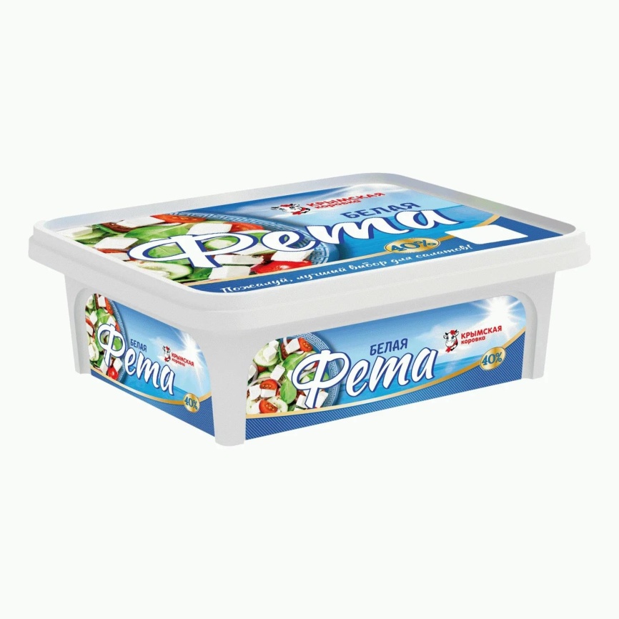 Сыр мягкий Белая Фета 40% 250г ван фото 2