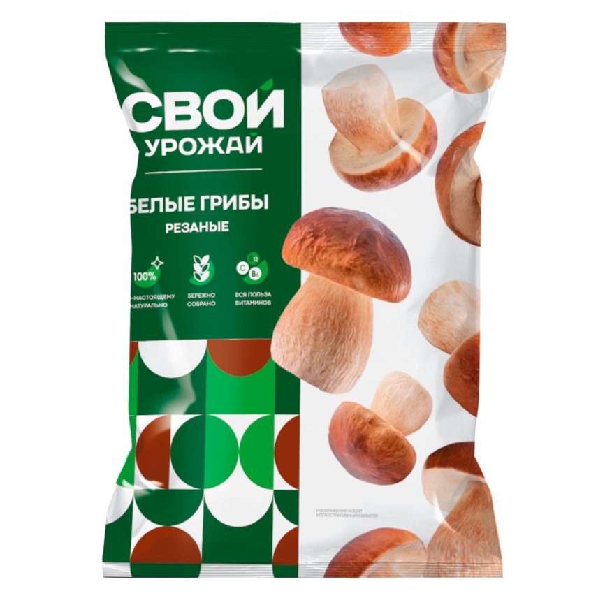 Грибы Белые рез с/м 300г фото 1