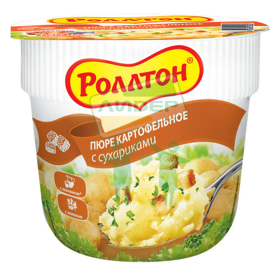 Пюре картофельное с сухариками 40г фото 1