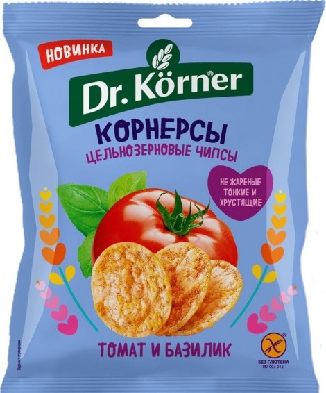 Чипсы цельнозернов Вял томаты/базилик 50г фото 1