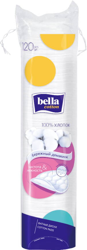 Диски ватные 120шт Bella фото 1