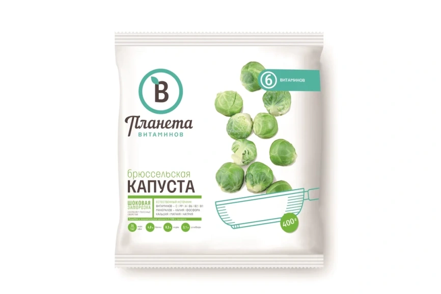 Капуста Брюссельская 400г фото 1