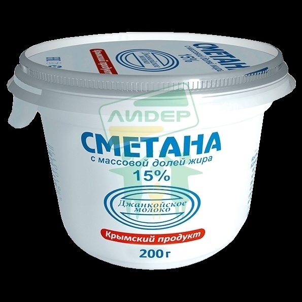 Сметана 15% 200г ст фото 3