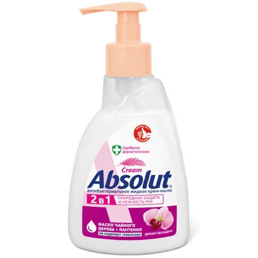 Мыло жидк Дикая Орхидея 2в1 250мл Absolut фото 1