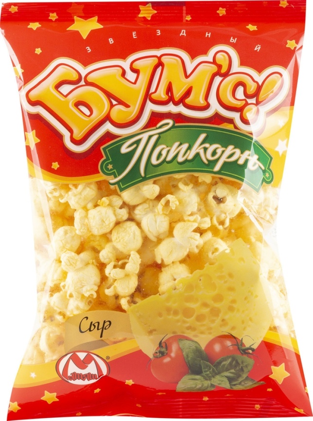 ПопКорн Звёздный Бумс вкус сыра 50г фото 1