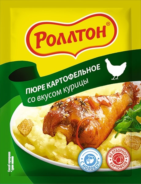 Пюре картофельное с вкусом курицы 34г фото 2