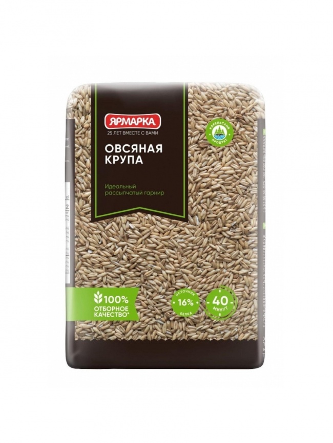 Овсяная крупа 600г фото 1