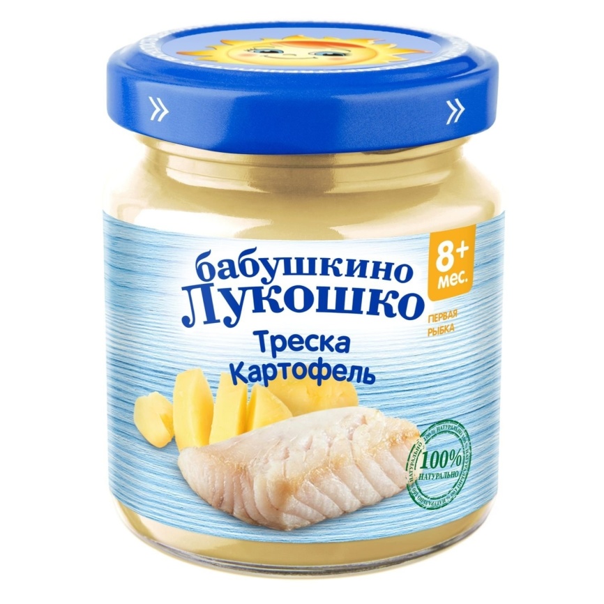 Пюре Треска с картофелем 100 г фото 1
