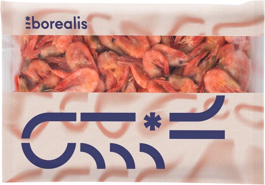 Креветка северная 200/250 в/м 400г пакет фото 1