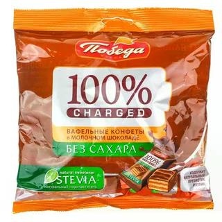 Конфеты ваф в мол шоколаде б/с Чаржед 150г фото 2