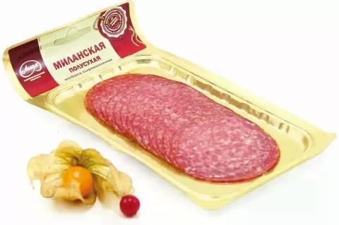 Колбаса Миланская с/к 150г нарез фото 2
