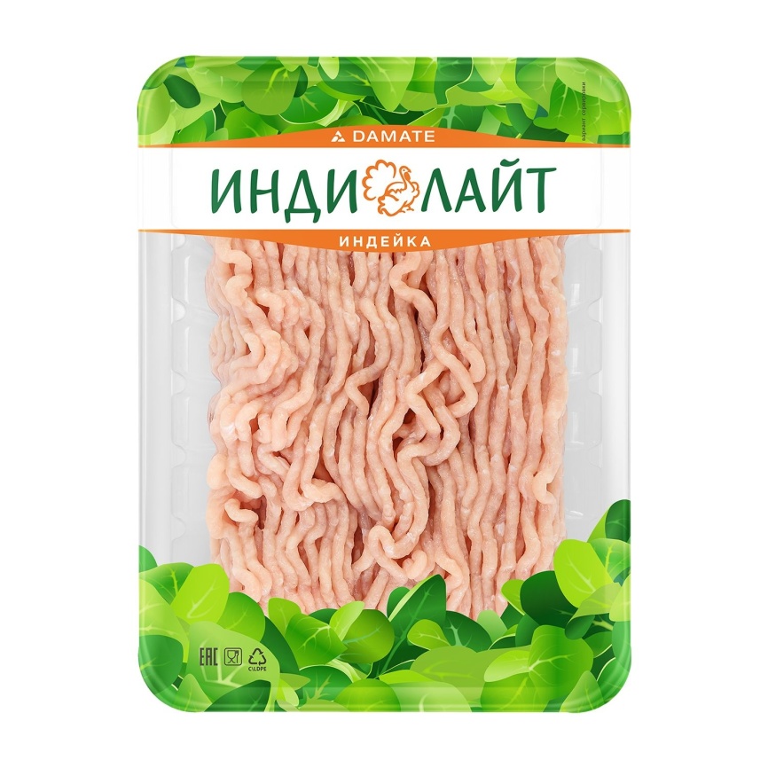 Фарш из филе грудки индейки.лоток Индилайт 450 гр фото 1