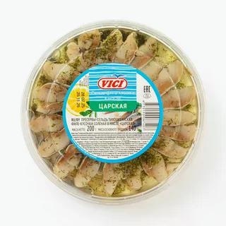 Сельдь филе-кус в масле Царская с укропом 200 г фото 2