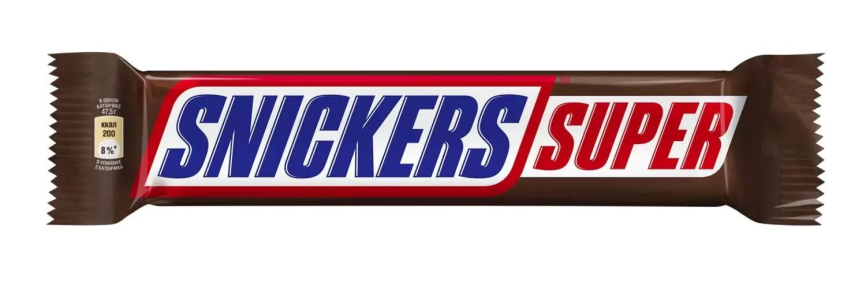 Батончик шоколад Snickers Super 80г фото 2