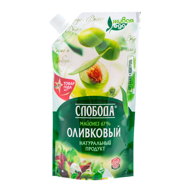 Майонез Оливковый 67% 400мл д/п фото 1
