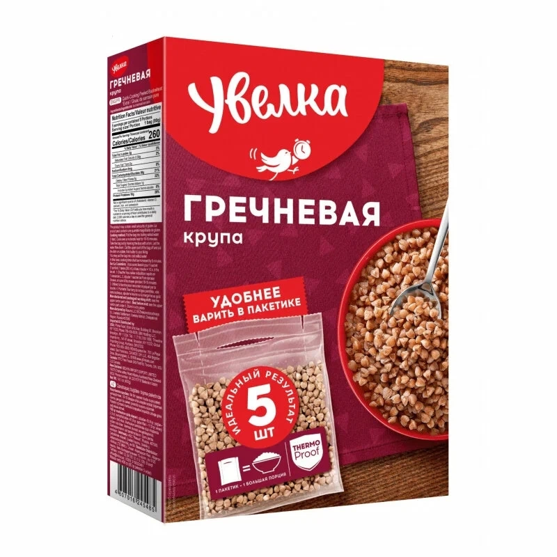 Гречневая в/п (5шт*80г) 400г экстра фото 1