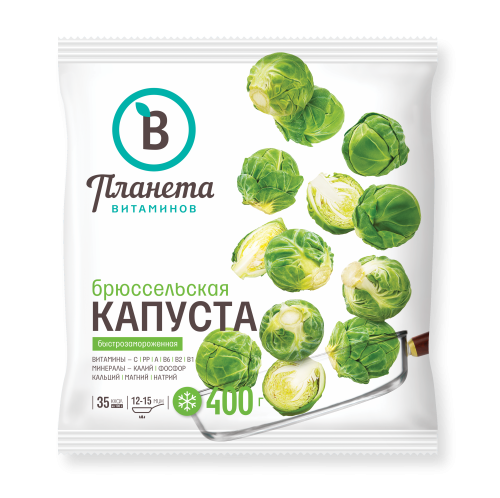 Капуста Брюссельская 400г фото 1