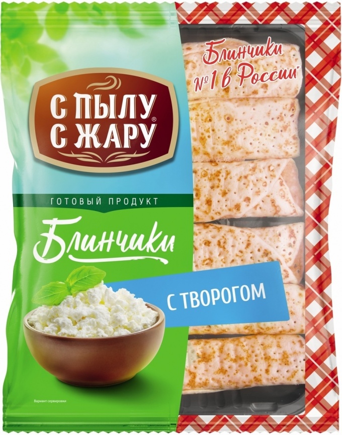 Блинчики с творогом вес фото 1