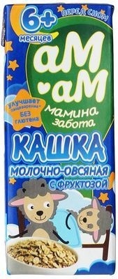 Кашка молочно-овсяная 2.5% 210г фото 1