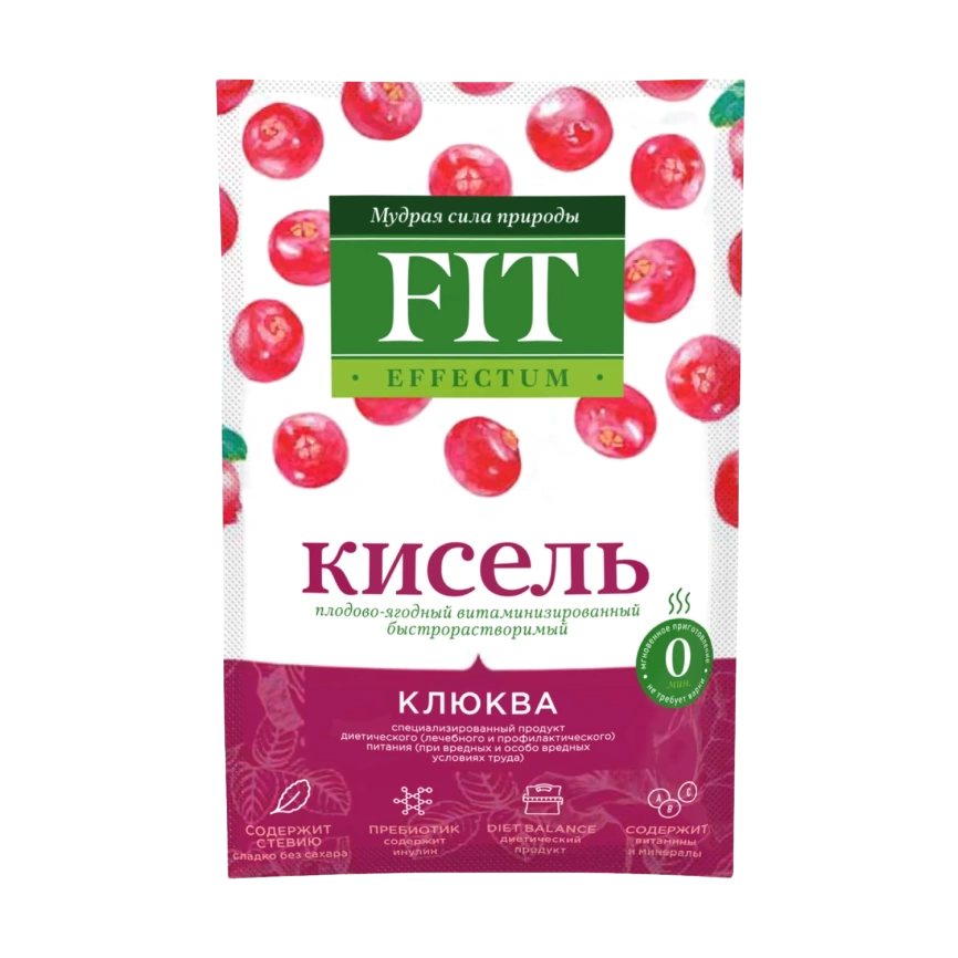 Кисель Клюква витамин б/р на стевии 30 г фото 1