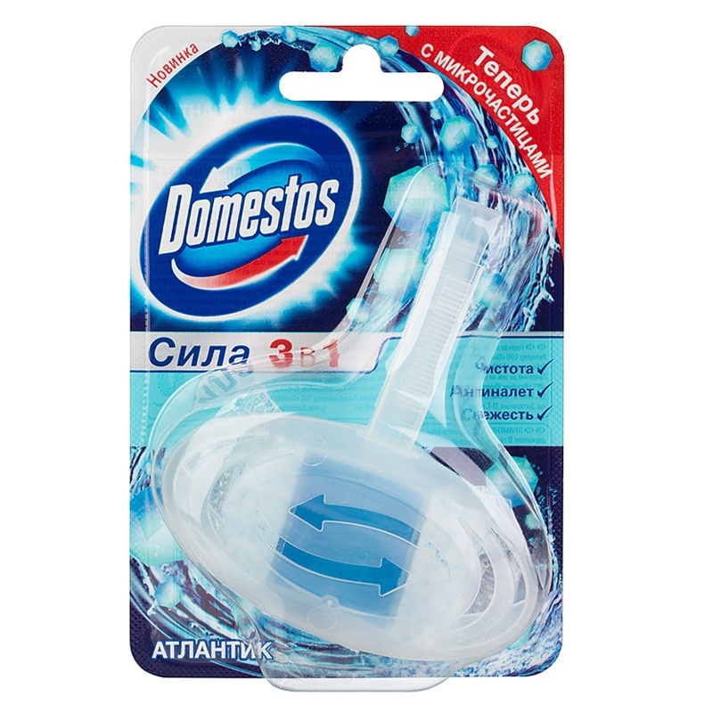 Блок туал запас Атлантик 40гр Domestos фото 1