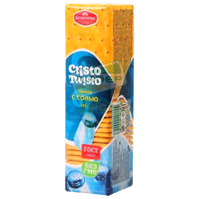 Крекер Кристо-Твисто с солью  205гр фото 1