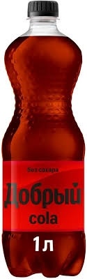 Кола б/сахара с/газ 1л фото 1